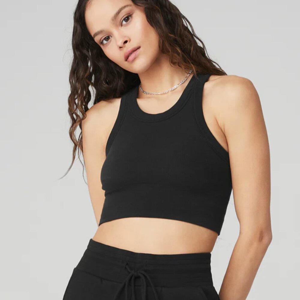 alo yoga Seamless Delight High Neck Bra